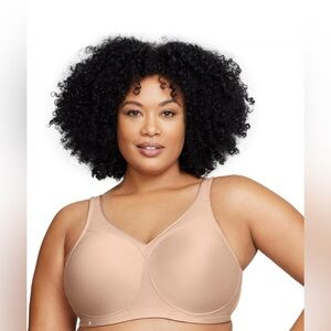 NEW Glamorise Plus Size MagicLift Seamless Sports Bra Wirefree 42F NWOT